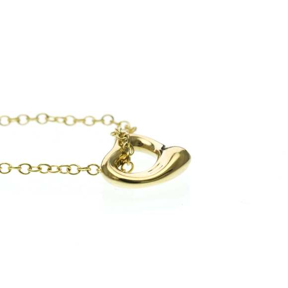 TIFFANY 18k Gold Heart Necklace
